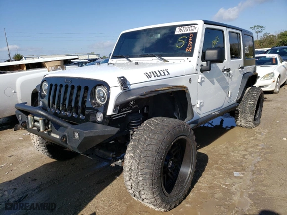 2018 Jeep Wrangler JK Unlimited Sport S with VIN 1C4BJWDG2JL889254, listed as a Copart auction lot 36729153 with 130,625 mi miles. Bid and sale history available at carsss.com. Image 1.