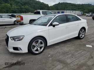 2017 Audi A3 Sedan Premium with VIN WAUB8GFF5H1027798, listed as a Copart auction lot 62002954 with 118,892 mi miles and Salvage Title. Bid and sale history available at carsss.com. Image 1.