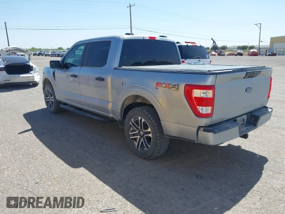 2022 Ford F-150 XL with VIN 1FTFW1E53NKF13127, listed as a IAAI auction lot 41976268 with 72,174 mi miles. Bid and sale history available at carsss.com. Image 3.