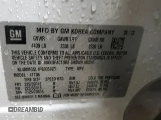 2023 Buick Encore GX Essence z VIN KL4MMGSL1PB035970, wystawiony jako Copart lot #55945515 z przebiegiem 21 373 mil mil oraz Szkoda całkowita • Salvage title. Historia ofert i sprzedaży dostępna na DreamBid. Obrazek 14.