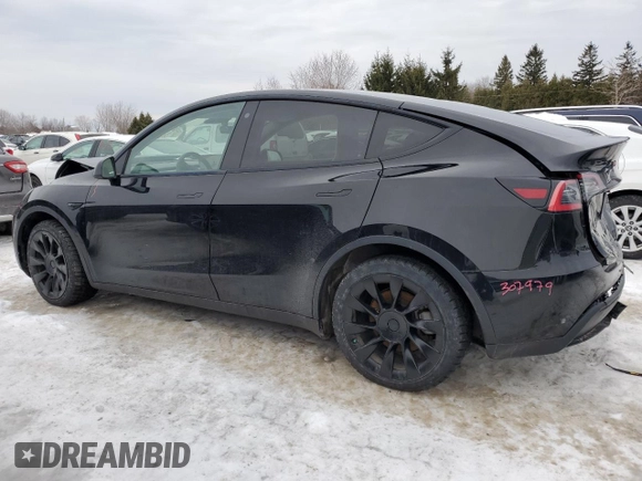 2021 Tesla Model Y Long Range z VIN 5YJYGDEE6MF089008, wystawiony jako Copart lot #45304715 z przebiegiem 140 761 mil mil oraz Szkoda całkowita • Salvage title. Historia ofert i sprzedaży dostępna na DreamBid. Obrazek 2.