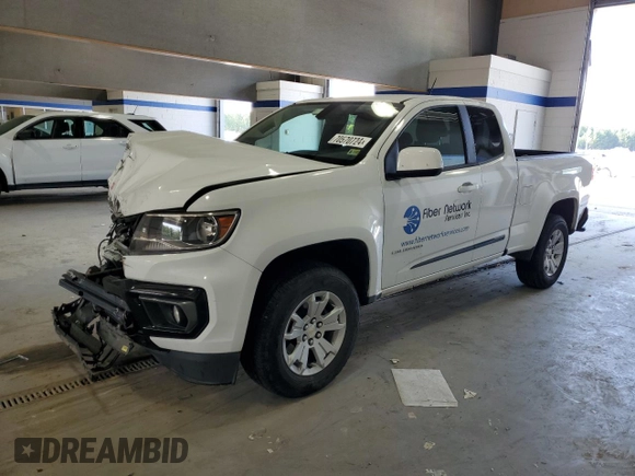2021 Chevrolet Colorado 2WD LT with VIN 1GCHSCEN1M1110185, listed as a Copart auction lot 70570724 with 0 mi miles and Salvage Title. Bid and sale history available at carsss.com. Image 1.