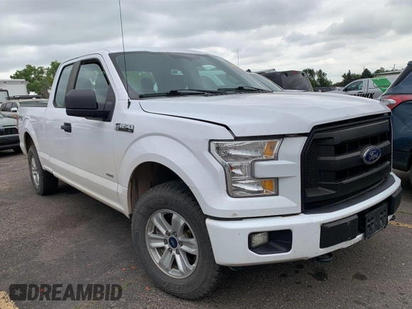 2017 Ford F-150 XL with VIN 1FTEX1EP1HKE24350, listed as a IAAI auction lot 42854253 with 141,639 mi miles and . Bid and sale history available at DreamBid. Image 16.