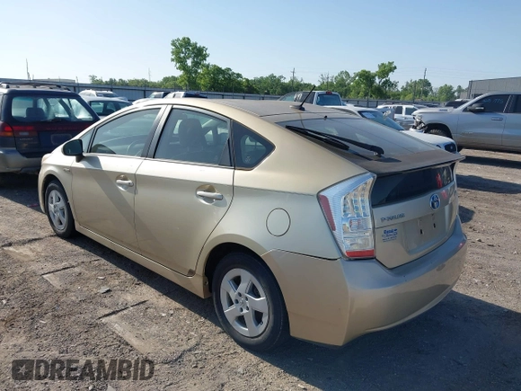 2011 Toyota Prius I with VIN JTDKN3DU3B1476538, listed as a IAAI auction lot 42269903 with Not Provided miles and . Bid and sale history available at DreamBid. Image 3.