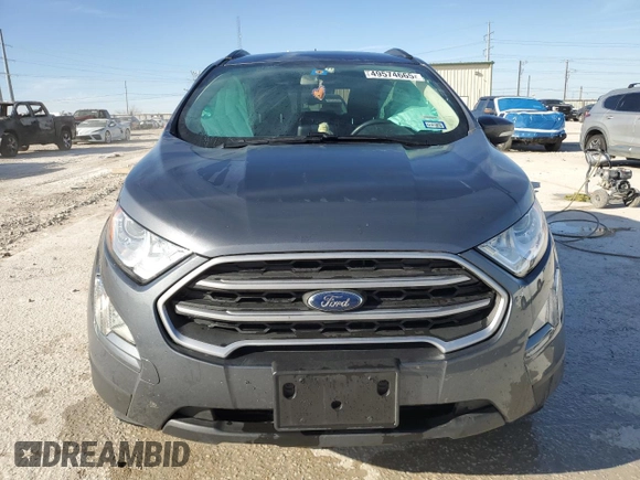 2020 Ford EcoSport SE with VIN MAJ3S2GE1LC346846, listed as a Copart auction lot 49574665 with 65,372 mi miles and Salvage Title. Bid and sale history available at carsss.com. Image 5.