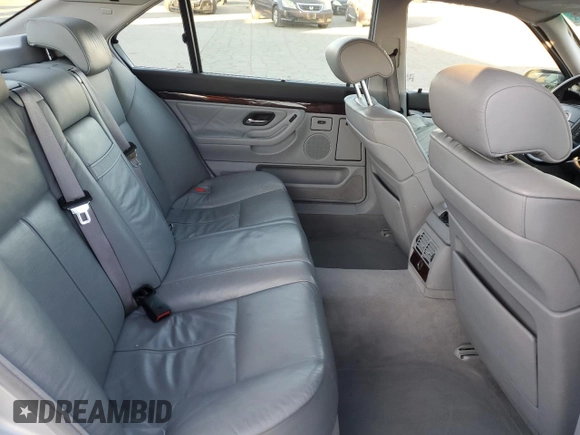 2001 BMW 7 Series 740iL with VIN WBAGH83451DP25363, listed as a Copart auction lot 88449105 with 153,265 mi miles and Salvage Title. Bid and sale history available at carsss.com. Image 10.