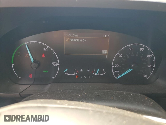 2024 Ford Maverick XLT with VIN 3FTTW8H37RRA63473, listed as a Copart auction lot 61185685 with 15,535 mi miles and Salvage title. Bid and sale history available at DreamBid. Image 9.