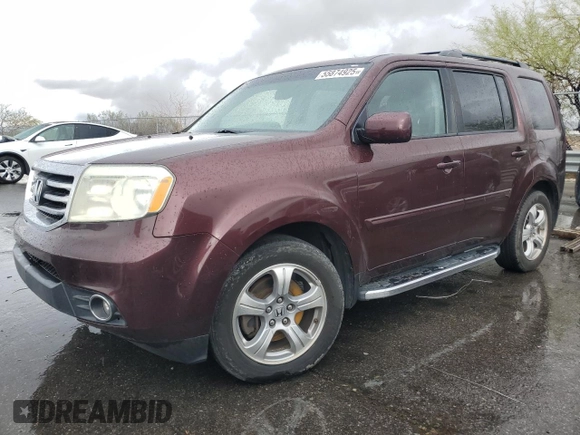 2013 Honda Pilot EX-L with VIN 5FNYF4H54DB035009, listed as a Copart auction lot 55874925 with 199,582 mi miles and Clean Title. Bid and sale history available at carsss.com. Image 1.
