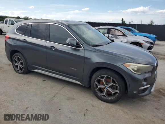 2017 BMW X1 xDrive28i with VIN WBXHT3C32H5F75870, listed as a Copart auction lot 64420385 with 158,640 mi miles and Clean title. Bid and sale history available at DreamBid. Image 4.