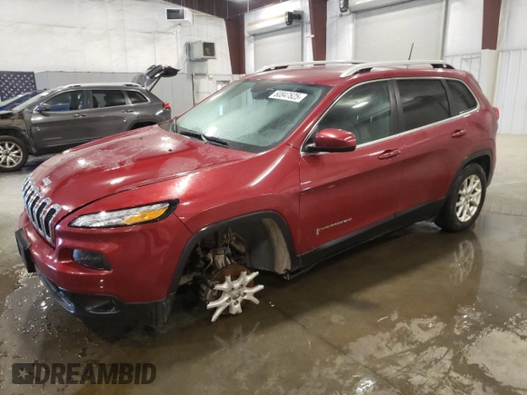2017 Jeep Cherokee Latitude z VIN 1C4PJMCS7HW587810, wystawiony jako Copart lot #60847625 z przebiegiem 39 950 mil mil oraz Szkoda całkowita • Salvage title. Historia ofert i sprzedaży dostępna na DreamBid. Obrazek 1.