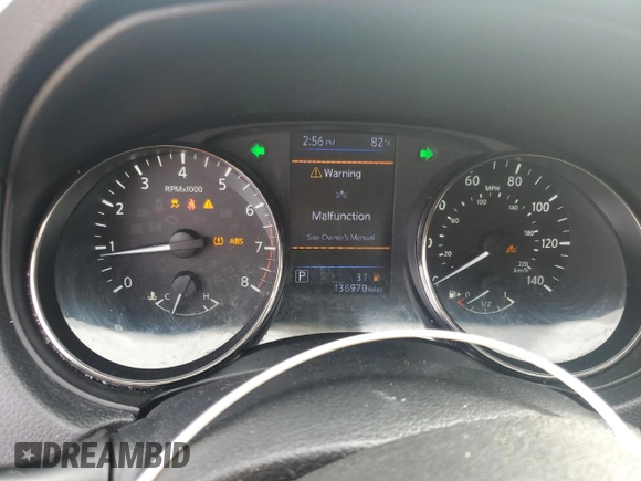 2018 Nissan Rogue SV with VIN KNMAT2MT3JP524148, listed as a Copart auction lot 50418415 with 136,970 mi miles and Salvage Title. Bid and sale history available at carsss.com. Image 9.