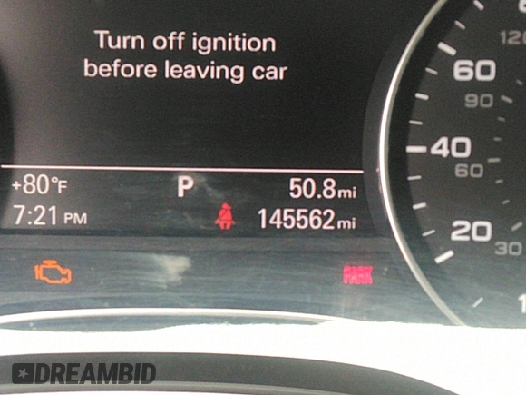 2013 Audi A7 Prestige with VIN WAU2GAFC0DN075637, listed as a IAAI auction lot 42710903 with 145,562 mi miles and . Bid and sale history available at DreamBid. Image 15.