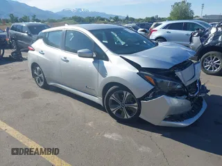 2019 Nissan LEAF S z VIN 1N4AZ1CP7KC307715, wystawiony jako IAAI lot #42316088 z przebiegiem 33 452 mil mil oraz . Historia ofert i sprzedaży dostępna na DreamBid. Obrazek 1.