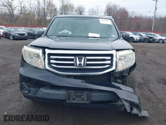 2015 Honda Pilot LX with VIN 5FNYF4H23FB047662, listed as a IAAI auction lot 41952933 with 227,892 mi miles and . Bid and sale history available at carsss.com. Image 12.