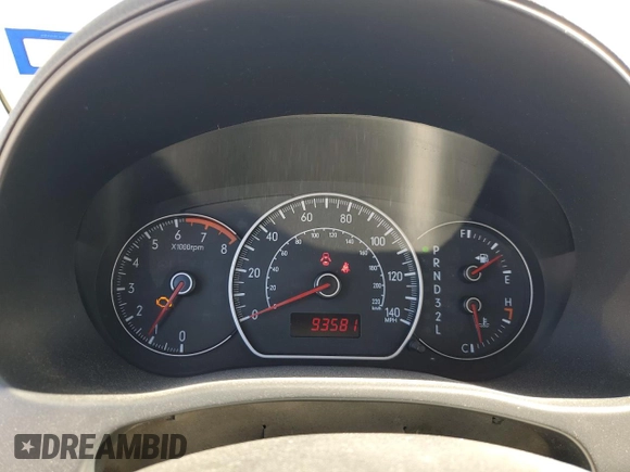 2008 Suzuki SX4 Regional Edition with VIN JS2YA413285105160, listed as a Copart auction lot 84409534 with 93,581 mi miles and Salvage Title. Bid and sale history available at DreamBid. Image 9.