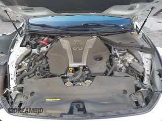 2018 Infiniti Q60 3.0t Luxe with VIN JN1EV7EL7JM392684, listed as a IAAI auction lot 41419590 with 50,418 mi miles and . Bid and sale history available at carsss.com. Image 10.