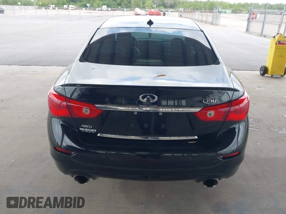 2015 Infiniti Q50 Premium with VIN JN1BV7AR1FM390739, listed as a IAAI auction lot 41865581 with 172,326 mi miles and . Bid and sale history available at DreamBid. Image 16.
