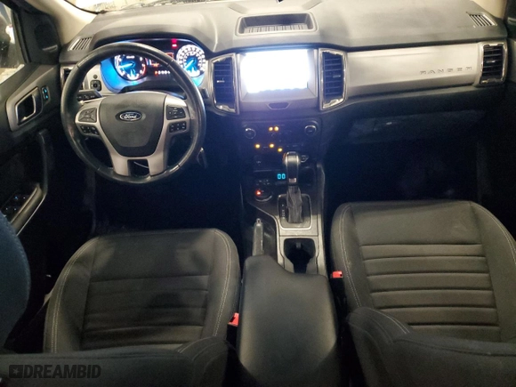 2023 Ford Ranger XL with VIN 1FTER4FH2PLE18522, listed as a Copart auction lot 43559915 with 13,529 mi miles and Salvage Title. Bid and sale history available at carsss.com. Image 8.