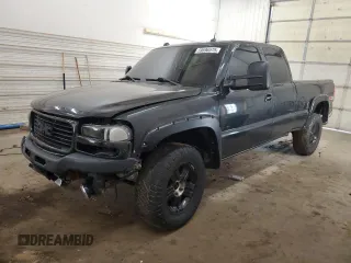 2005 GMC Sierra 1500 SLE z VIN 1GTEK19B25E280220, wystawiony jako Copart lot #59596575 z przebiegiem 196 222 mil mil oraz Szkoda całkowita • Salvage title. Historia ofert i sprzedaży dostępna na DreamBid. Obrazek 1.