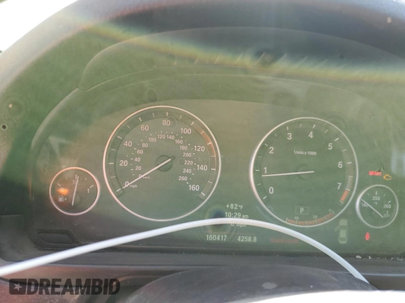 2013 BMW 5 Series 535i xDrive with VIN WBAFU7C52DDU76017, listed as a Copart auction lot 57461795 with 160,417 mi miles and Salvage title. Bid and sale history available at DreamBid. Image 9.