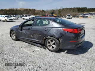 2015 Kia Optima LX with VIN 5XXGM4A71FG456344, listed as a Copart auction lot 47100075 with 143,327 mi miles and Salvage Title. Bid and sale history available at carsss.com. Image 2.