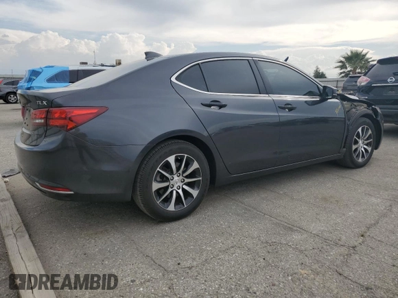 2015 Acura TLX with VIN 19UUB1F39FA024370, listed as a Copart auction lot 55422585 with 82,900 mi miles and Salvage Title. Bid and sale history available at carsss.com. Image 3.