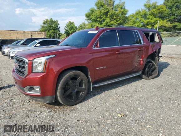 2017 GMC Yukon XL SLT with VIN 1GKS2GKC6HR176596, listed as a Copart auction lot 68098874 with 172,035 mi miles and Salvage Title. Bid and sale history available at carsss.com. Image 1.