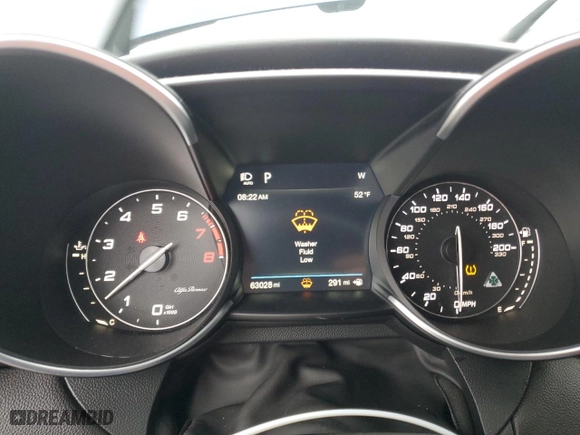 2017 Alfa Romeo Giulia Quadrifoglio with VIN ZARFAEAV0H7548796, listed as a Copart auction lot 81103094 with 63,028 mi miles and Salvage Title. Bid and sale history available at carsss.com. Image 9.