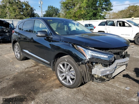 2023 Acura RDX w/Technology Package with VIN 5J8TC1H56PL003439, listed as a Copart auction lot 73194684 with 33,476 mi miles and Salvage Title. Bid and sale history available at carsss.com. Image 4.