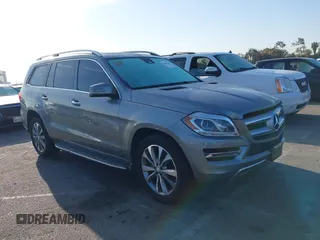 2014 Mercedes-Benz GL-Class GL 450 with VIN 4JGDF7CE3EA340899, listed as a IAAI auction lot 41849790 with 100,502 mi miles. Bid and sale history available at carsss.com. Image 1.