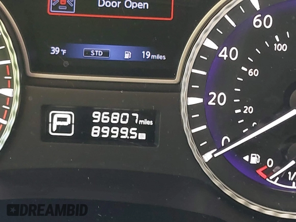 2019 Infiniti QX60 LUXE with VIN 5N1DL0MN3KC568514, listed as a IAAI auction lot 41308997 with 96,807 mi miles. Bid and sale history available at carsss.com. Image 15.
