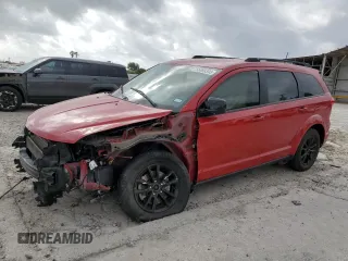 2019 Dodge Journey SE z VIN 3C4PDCBBXKT862280, wystawiony jako Copart lot #55080395 z przebiegiem 94 410 mil mil oraz Szkoda całkowita • Salvage title. Historia ofert i sprzedaży dostępna na DreamBid. Obrazek 1.