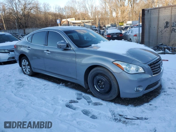 2011 Infiniti M37 with VIN JN1BY1AR9BM372486, listed as a Copart auction lot 88304585 with Not Provided miles and Salvage Title. Bid and sale history available at carsss.com. Image 4.