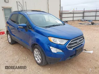 2019 Ford EcoSport SE with VIN MAJ3S2GEXKC308269, listed as a IAAI auction lot 41945806 with 42,506 mi miles and . Bid and sale history available at DreamBid. Image 1.