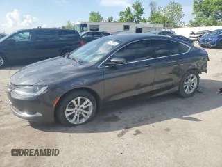 2015 Chrysler 200 Limited z VIN 1C3CCCAB0FN658083, wystawiony jako Copart lot #55490195 z przebiegiem 169 574 mil mil oraz Szkoda całkowita • Salvage title. Historia ofert i sprzedaży dostępna na DreamBid. Obrazek 1.