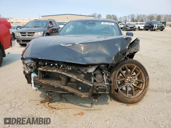 2024 Ford Mustang EcoBoost with VIN 1FA6P8TH5R5121733, listed as a Copart auction lot 50717815 with 9,748 mi miles and Salvage Title. Bid and sale history available at carsss.com. Image 5.