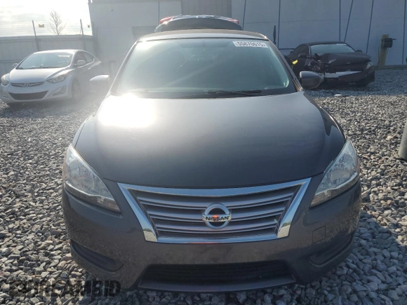 2015 Nissan Sentra SR with VIN 3N1AB7AP0FL674182, listed as a Copart auction lot 55870615 with 75,678 mi miles and Clean Title. Bid and sale history available at DreamBid. Image 5.