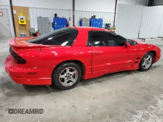 2002 Pontiac Firebird with VIN 2G2FS22K722137649, listed as a Copart auction lot 44795985 with 92,573 mi miles and Salvage Title. Bid and sale history available at carsss.com. Image 3.