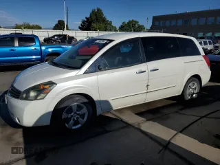 2007 Nissan Quest S with VIN 5N1BV28U07N109015, listed as a Copart auction lot 71560994 with 181,942 mi miles and Salvage Title. Bid and sale history available at carsss.com. Image 1.