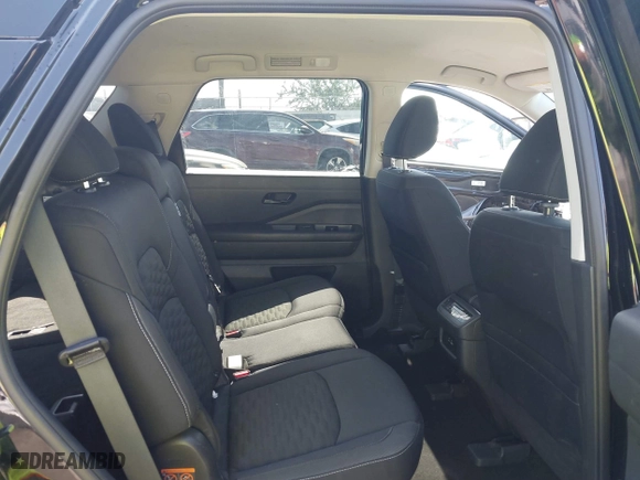 2024 Nissan Pathfinder SV with VIN 5N1DR3BA1RC277519, listed as a IAAI auction lot 41626026 with 52,344 mi miles. Bid and sale history available at carsss.com. Image 8.