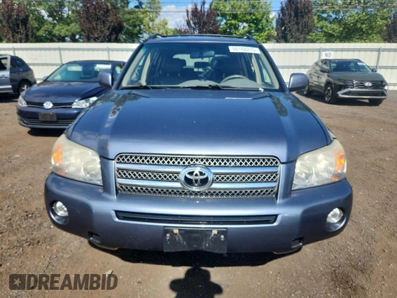2006 Toyota Highlander with VIN JTEEW21A560020188, listed as a Copart auction lot 66168215 with 272,688 mi miles and Salvage title. Bid and sale history available at DreamBid. Image 5.