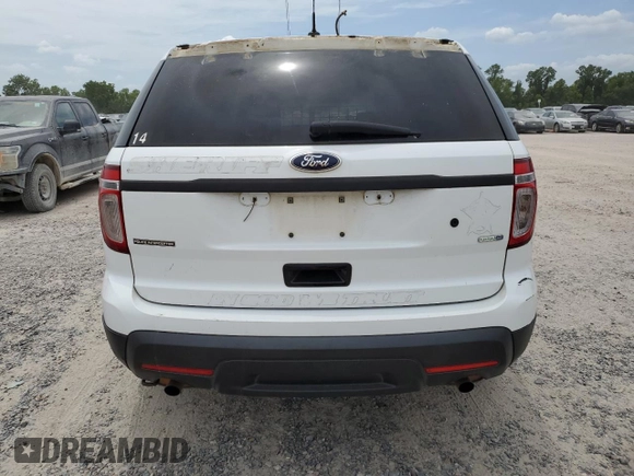 2015 Ford Utility Police Interceptor with VIN 1FM5K8AR7FGC66770, listed as a Copart auction lot 61900984 with 278,249 mi miles and Salvage Title. Bid and sale history available at carsss.com. Image 6.