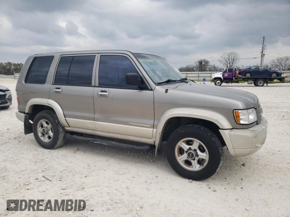 2001 Isuzu Trooper S z VIN JACDS58X717J17334, wystawiony jako Copart lot #47590455 z przebiegiem 167 042 mil mil oraz Czysty tytuł • Clean title. Historia ofert i sprzedaży dostępna na DreamBid. Obrazek 4.