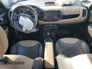 2014 FIAT 500L Lounge with VIN ZFBCFACH9EZ022054, listed as a Copart auction lot 83541054 with 125,729 mi miles and Salvage Title. Bid and sale history available at DreamBid. Image 8.