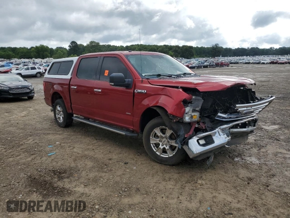 2015 Ford F-150 XLT with VIN 1FTEW1EG8FKE33918, listed as a Copart auction lot 60972635 with 258,002 mi miles and Salvage title. Bid and sale history available at DreamBid. Image 4.