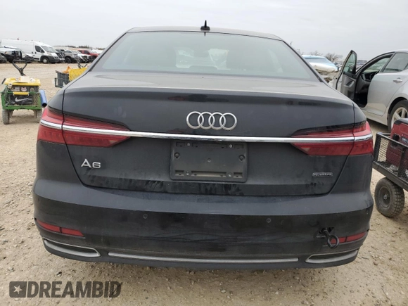 2019 Audi A6 Premium with VIN WAUD8AF2XKN130525, listed as a Copart auction lot 45098365 with 56,793 mi miles and Salvage Title. Bid and sale history available at carsss.com. Image 6.