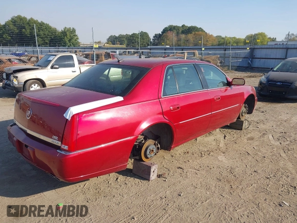 2008 Cadillac DTS 1SC with VIN 1G6KD57Y08U143396, listed as a IAAI auction lot 40618555 with 124,706 mi miles and . Bid and sale history available at carsss.com. Image 4.