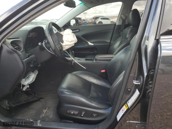 2009 Lexus IS 350 with VIN JTHBE262892016459, listed as a Copart auction lot 48908205 with 0 mi miles and Salvage Title. Bid and sale history available at carsss.com. Image 7.