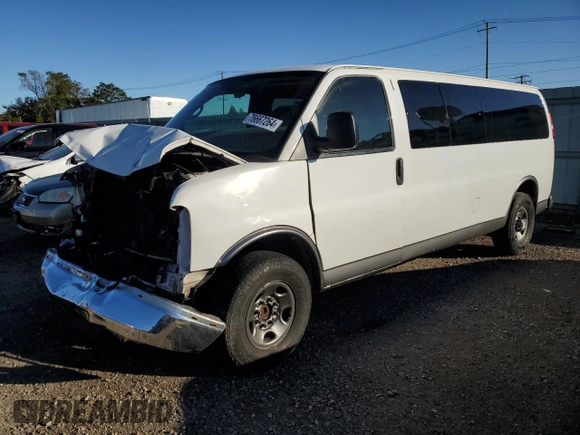 2008 Chevrolet Express Passenger с VIN 1GAHG39K681197341, выставлен на аукционе Copart как лот 76667264 с пробегом 229 083 миль миль и Списание • Salvage title. История ставок и продаж доступна на DreamBid. Изображение 1.