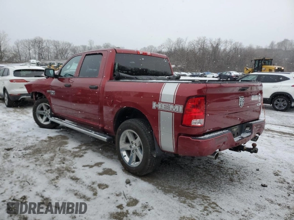 2013 Ram 1500 ST with VIN 1C6RR7KTXDS542852, listed as a Copart auction lot 41413605 with 90,398 mi miles and Salvage title. Bid and sale history available at DreamBid. Image 2.